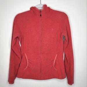 The North Face Terrycloth Full Zip Hoodie Jacket Polartec Small
